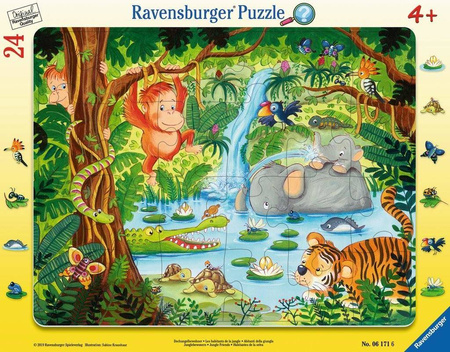 Puzzle 24 el. W Dżungli (Ravensburger)