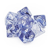 Kości zestaw RPG Nebula Black Chessex