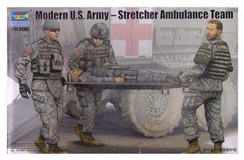 Trumpeter 00430 U.S. Army Stretcher Ambulance Team