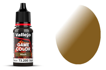 Farba Vallejo Game Color 87 73200 Wash Sepia