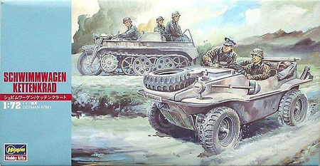 Hasegawa 31113 Schwimmwagen Kettenkrad 