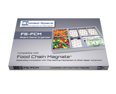 Insert do gry Food Chain Magnate albo dodatek Ketchup Mechanism & Other Ideas (Folded Space)