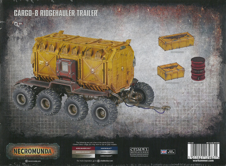 Necromunda Cargo-8 Ridgehauler Trailer - przyczepa