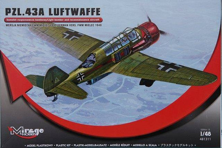 Mirage Hobby 481311 PZL.43A Luftwaffe