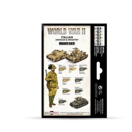 Vallejo 70209 Zestaw farb Italian Armour&Infantry