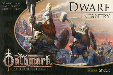 Oathmark Dwarf Infantry - Krasnoludy piechota 28mm