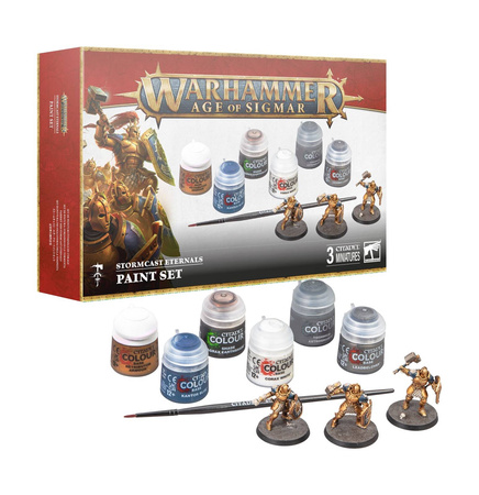 Age of Sigmar Stormcast Eternals + Paint Set