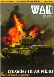 Model kartonowy WAK 10/1 Czołg przeciwlotniczy Crusader III AA