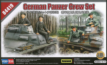 Zestaw figurek do sklejenia i pomalowania Hobby Boss 84419 German Panzer Crew