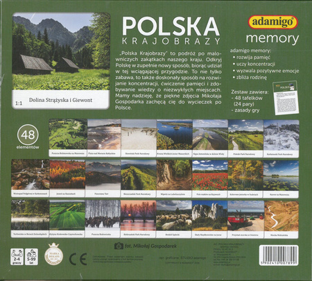 Memory Polska Krajobrazy Adamigo