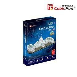 Puzzle 3D 150 el. LED Kapitol