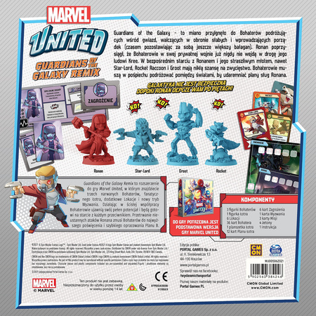 Marvel United: Guardians of the Galaxy Remix PL