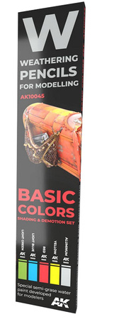 Weathering Pencils For Modeling - Basic Colors