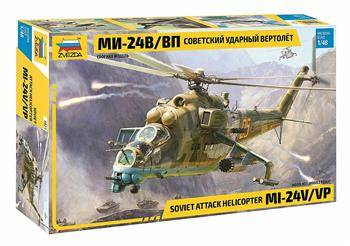 Zvezda 4823 Mi-24V/VP Soviet Attack Helicopter