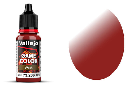 Farba Vallejo Game Color 83 73206 Wash Red