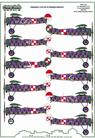 Kalkomania Albatros D.III In Polish Service