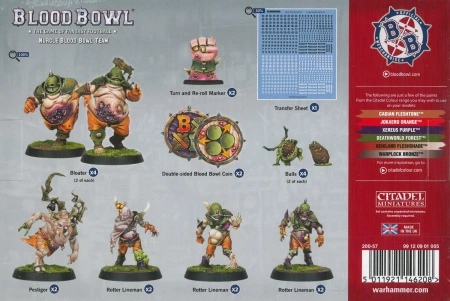 Blood Bowl Nurgle Team / Nurgle's Rotters - drużyna pomiotów Nurgla