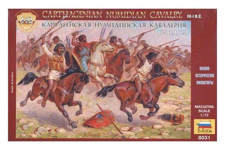 Zvezda 8031 Carthagenian Cavalry III-I B.C.