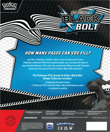 Pokemon TCG Black Bolt - Binder Collection - Zekrom