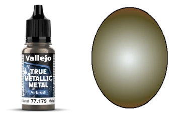 Vallejo 77179 True Metallic Metal 179 Airbrush Aged Metal