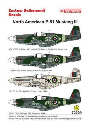Techmod 72009 P-51 Mustang II