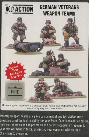 Bolt Action German Veterans Weapon Teams