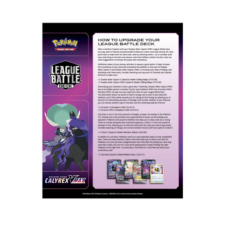 Pokemon TCG League Battle Deck Shadow Rider Calyrex-V