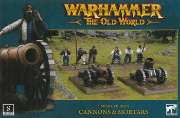 Old World Empire of Man Cannons & Mortars