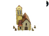 Micro Art H00132 WW2 Normandy Church (28 mm) - kościół