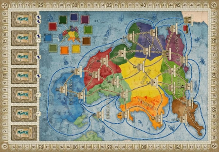 Concordia mapa Brytania / Germania - Britannia / Germania