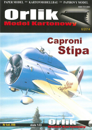 Model kartonowy Orlik 098 Caproni Stipa