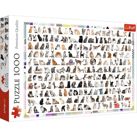Puzzle 1000 el. 208 Kotów (Trefl)