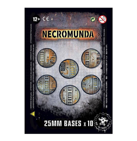 Necromunda 25 mm Bases - 10 scenicznych podstawek
