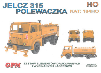 Model kartonowy GPM 184H0 Jelcz 315 Polewaczka