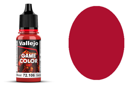 Farba Vallejo Game Color 20 72106 Scarlet Blood