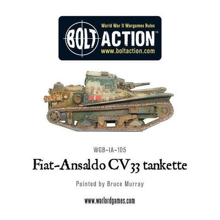Bolt Action Italian Fiat-Ansaldo CV33 Tankette