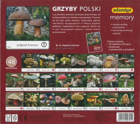 Memory Grzyby Polski Adamigo