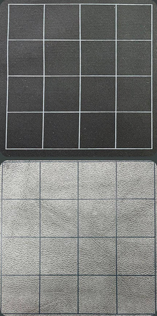Mapa RPG Chessex CHX 96480 Battlemat 1" Reversible Black-Grey Squares zmywalna czarna/szara 60x66 cm