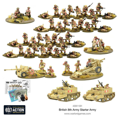 Bolt Action British 8th Army - Starter Army