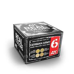 AK Real Colors Paint Set - German Army Dark Yellow