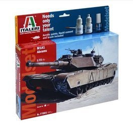 Italeri 77001 M1A1 Abrams - Model Set