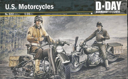 Italeri 0322 U.S. Motorcycles 
