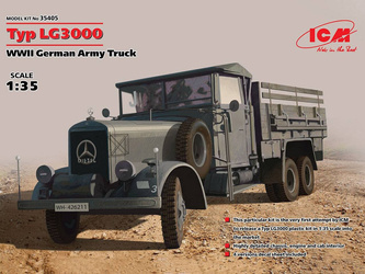 ICM 35405 Typ LG3000 WWII German Army Truck model plastikowy do sklejenia i pomalowania