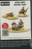 Bolt Action German Afrika Korps Weapons Teams + 2 kości rozkazów