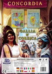 Concordia mapa Galia / Korsyka - Gallia / Corsica