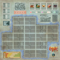 Mapa Tiny Epic Quest Game Playmat - dedykowana do gry Małe Epickie Wyprawy