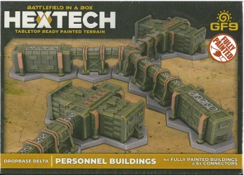 Battlefield in A Box HexTech HEXT25 Dropbase Delta Personnel Buildings