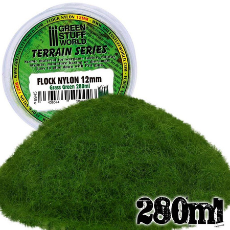 Green Stuff World Flock Nylon 12 mm - Grass Green