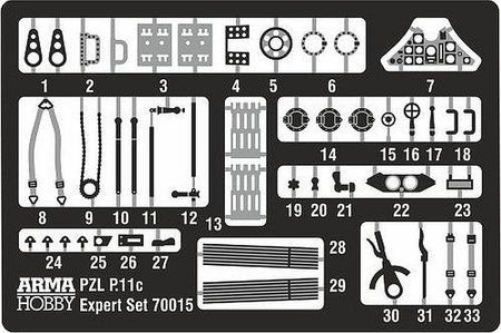 ARMA HOBBY PZL P.11c - Expert Set