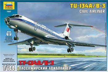 Zvezda 7007 Tupolev Tu-134A/B3